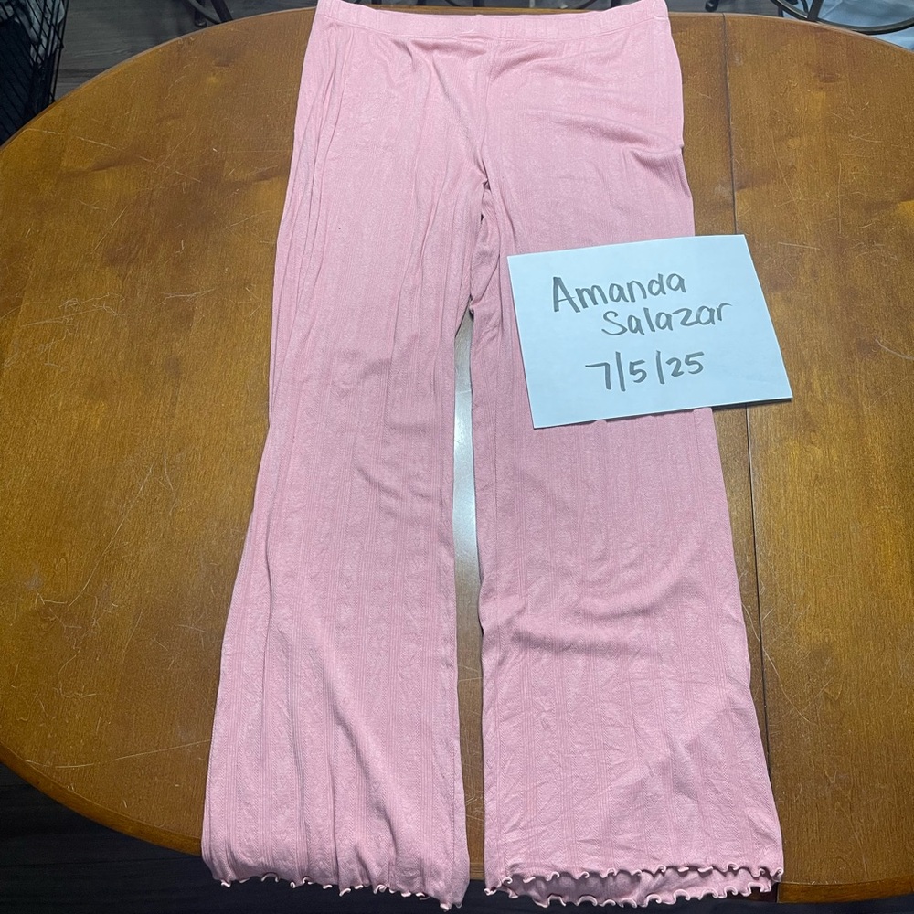 Posh Peanut Dusty Rose Pointelle pants